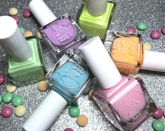 Parrot Polish The Macaron Neon Pastel Nail Polish Collection - Set of 6