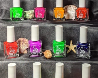 Parrot Polish Welcome To The Jungle Neon Nail Polish Collection - Set of 12