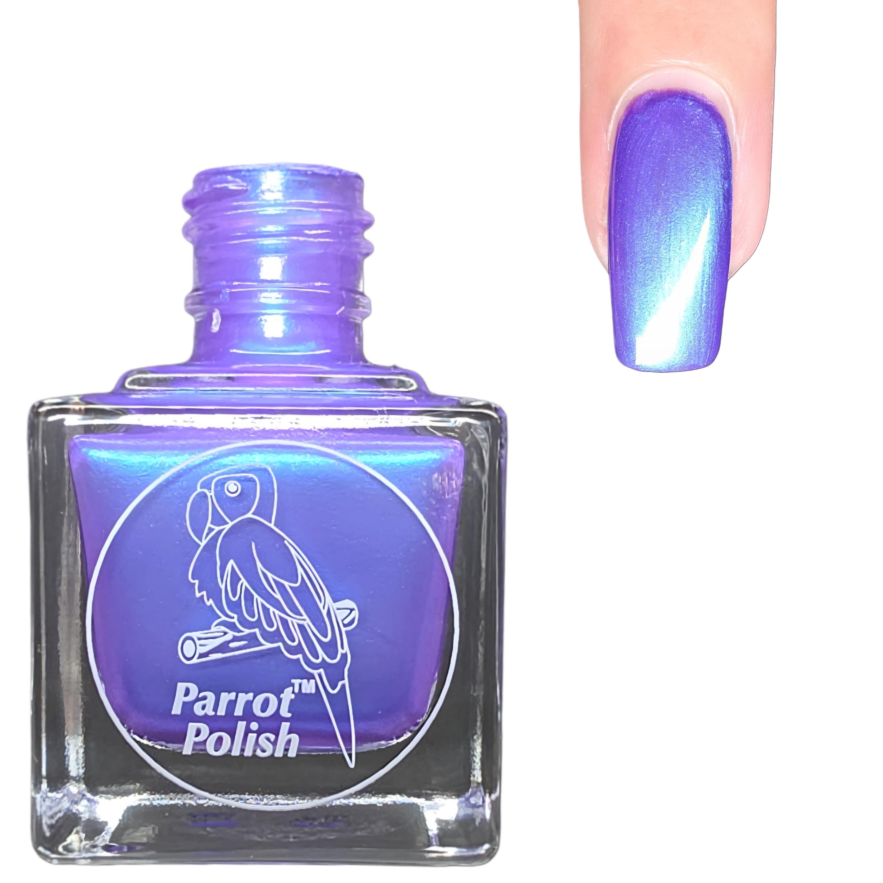 Parrot Polish Mountain Laurel Multichrome Shimmer Nail Lacquer