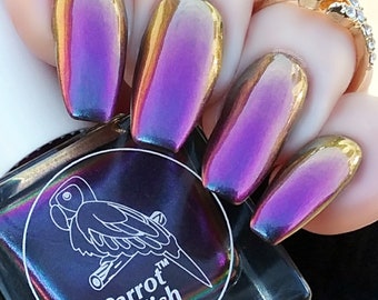 Parrot Polish Italian Bella Ultrachrome Nail Polish - Pink/Purple/Gold