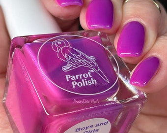 Parrot Polish Boys & Girls Solar Nail Polish - Hot Pink/Purple