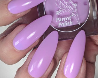 Parrot Polish Honey Lavender Neon Pastel Purple Nail Polish