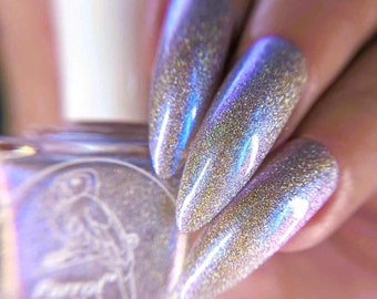 Parrot Polish "Peace" 2024 Spring Teal/Purple/Silver Ultrachrome Holographic