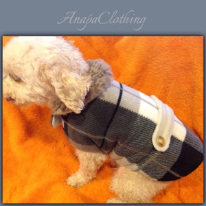 Dog/Cat Jacket Fur-Collar & Double Fleece image 1