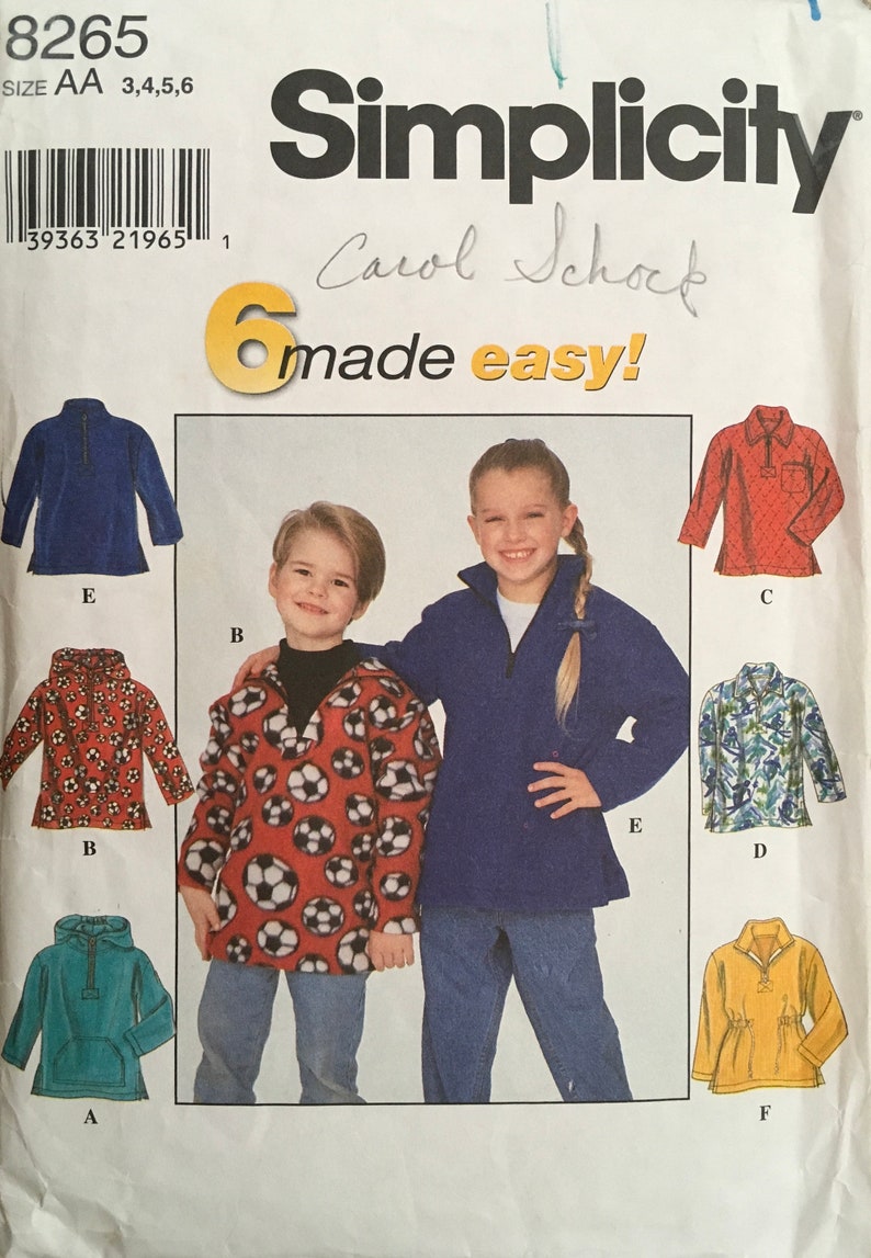 Simplicity 8265 Sewing Pattern vintage CUT - Etsy