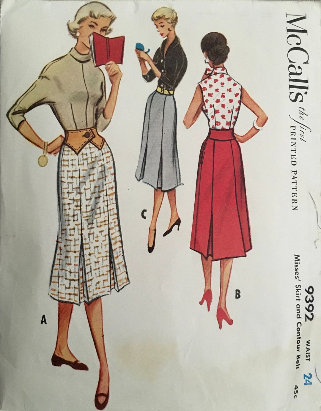 Mccall's 9392 Sewing Pattern vintage CUT - Etsy