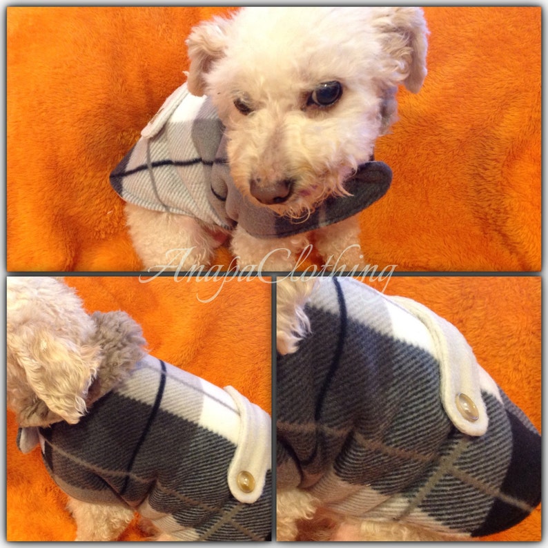 Dog/Cat Jacket Fur-Collar & Double Fleece image 2