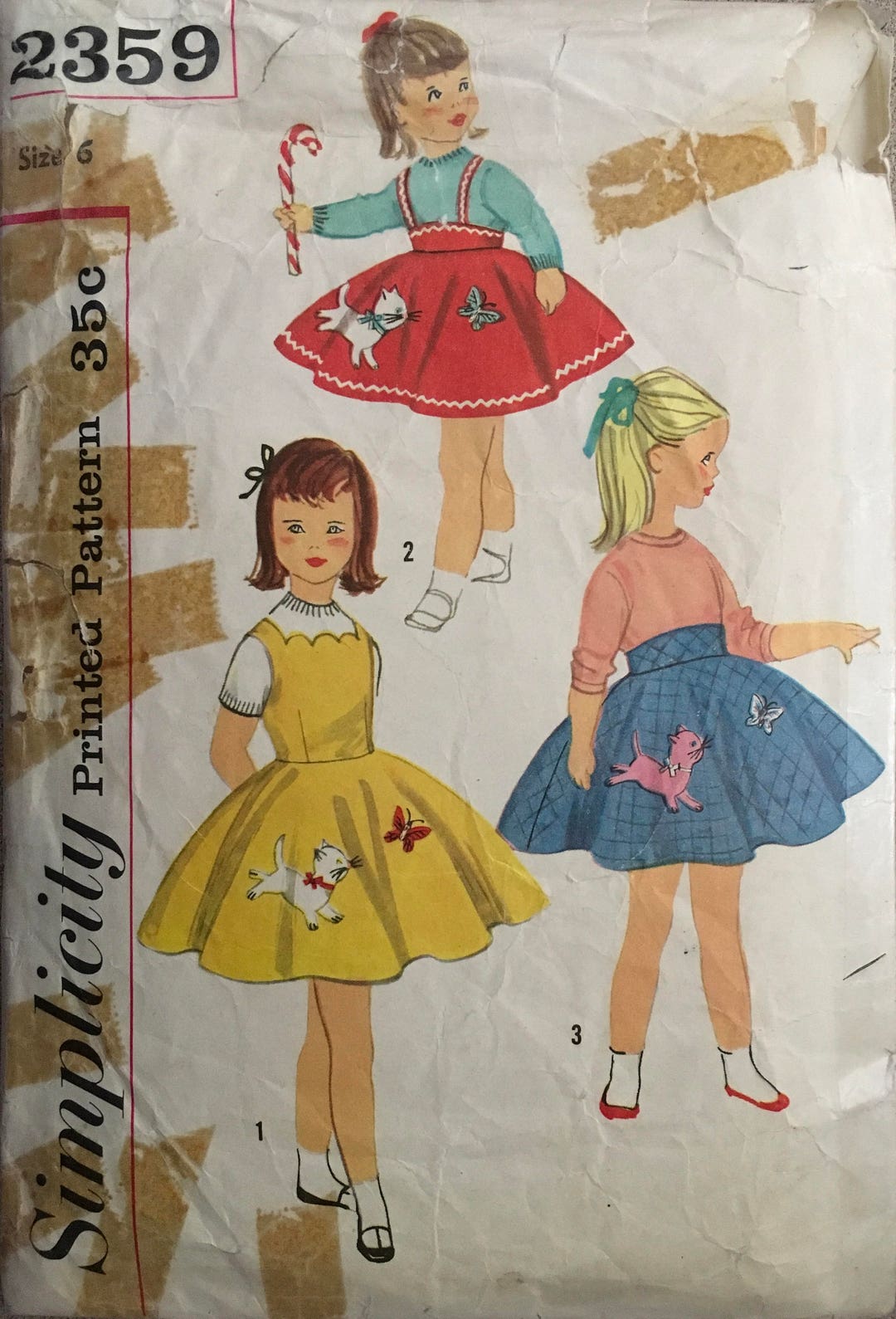 Simplicity 2359 Sewing Pattern vintage CUT Etsy