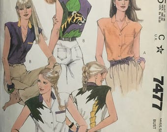 McCall's 7477 Sewing Pattern (Vintage) CUT