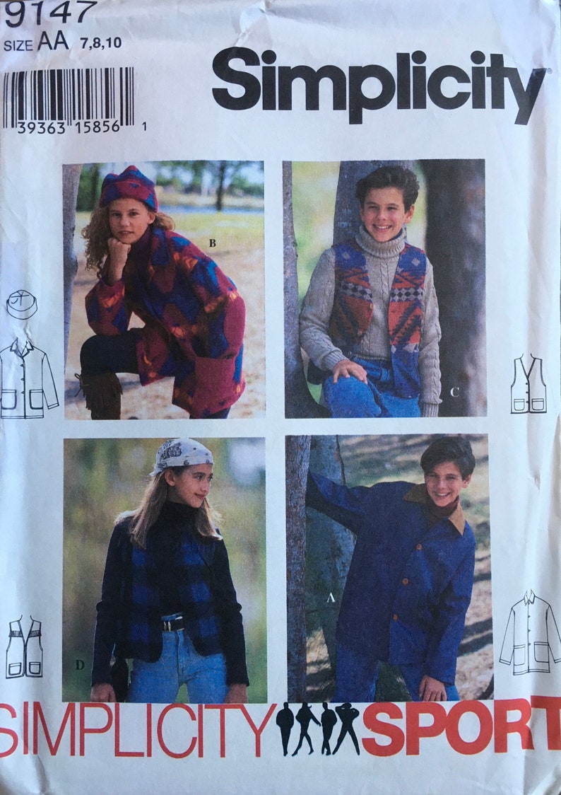 Simplicity 9147 Sewing Pattern UNCUT Vintage