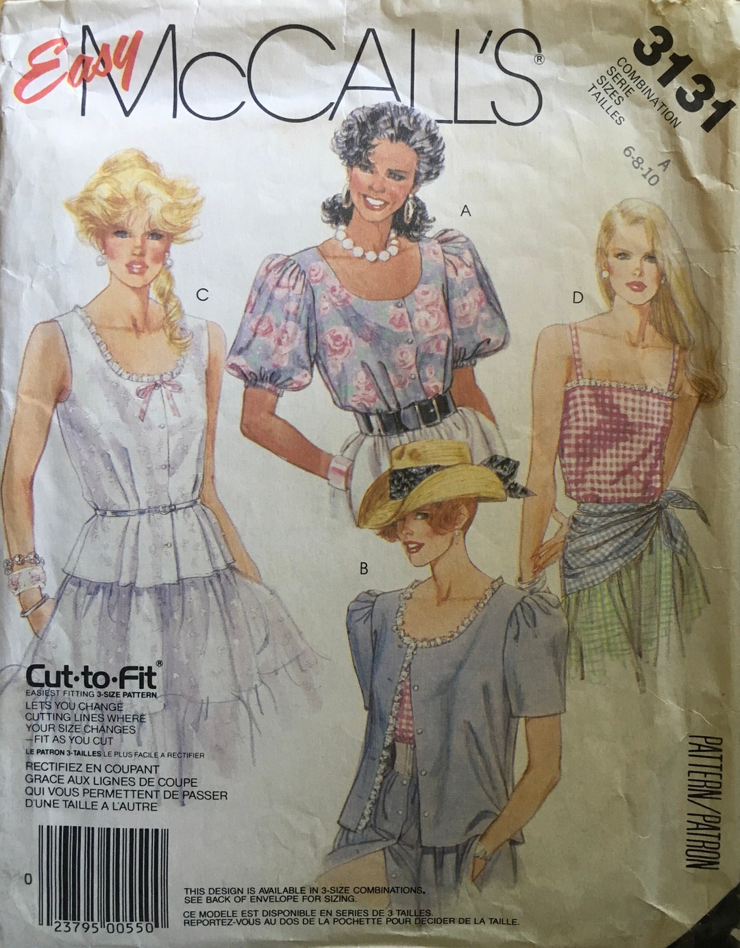 Mccall's 3131 Sewing Pattern vintage CUT - Etsy