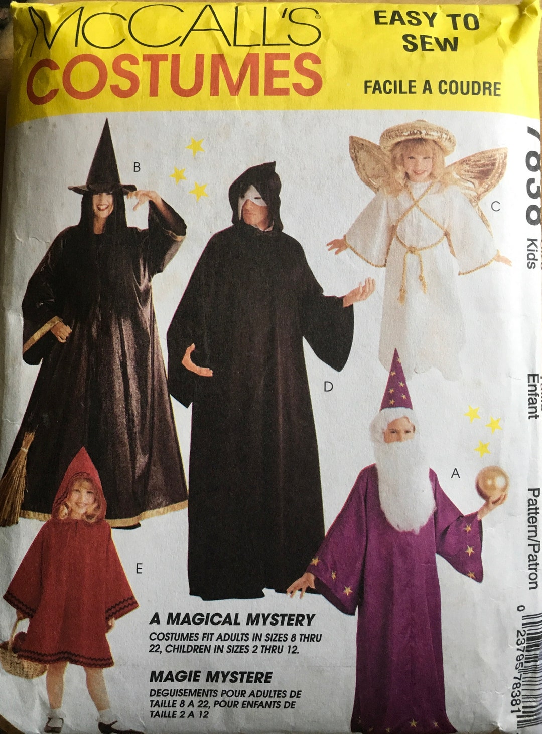Mccall's 7838 Sewing Pattern vintage CUT - Etsy