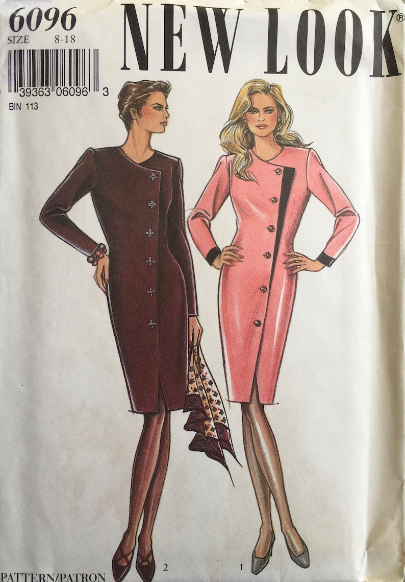 New Look 6096 Sewing Pattern vintage UNCUT | Etsy