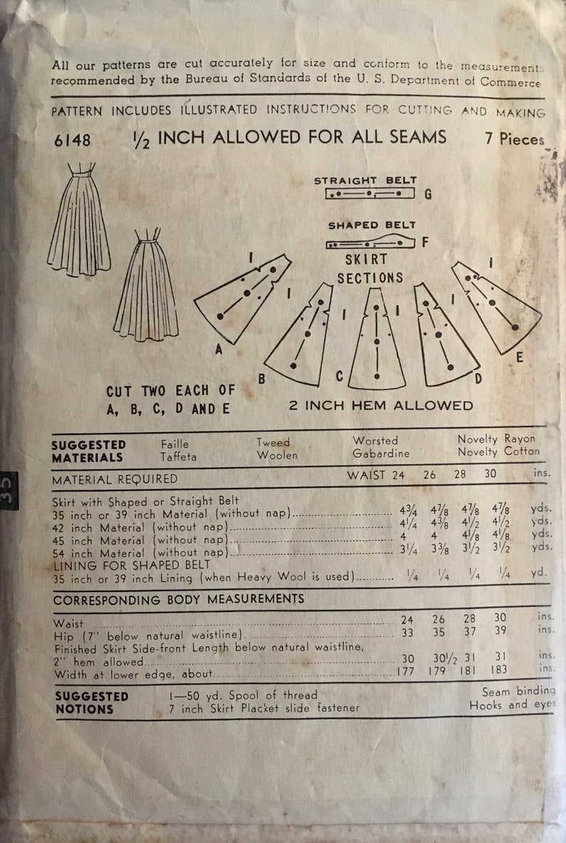 Advance 6148 Sewing Pattern vintage CUT | Etsy
