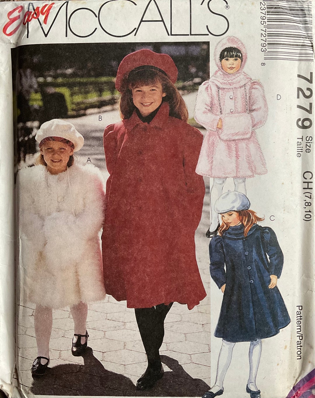 Mccall's 7279 Sewing Pattern vintage UNCUT - Etsy