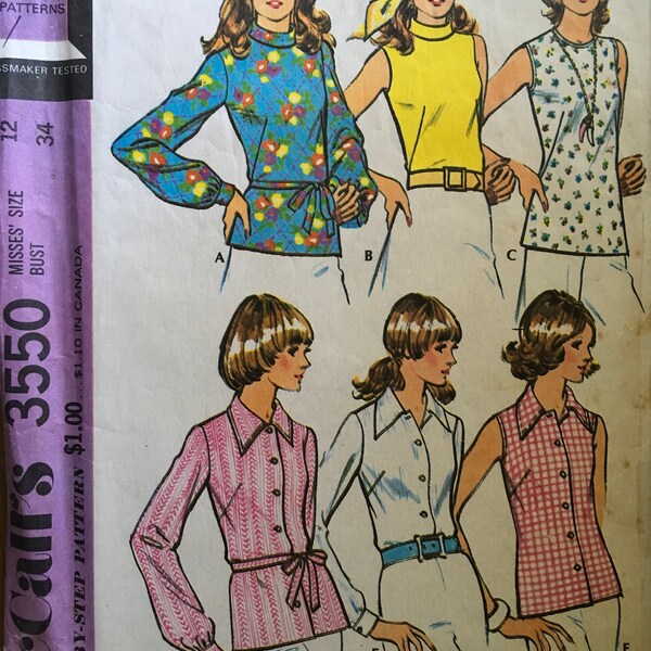 McCall's 3550 Sewing Pattern (Vintage) UNCUT/CUT