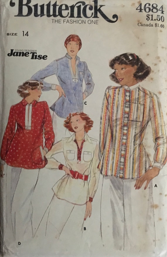 Butterick 4684 Sewing Pattern vintage UNCUT - Etsy