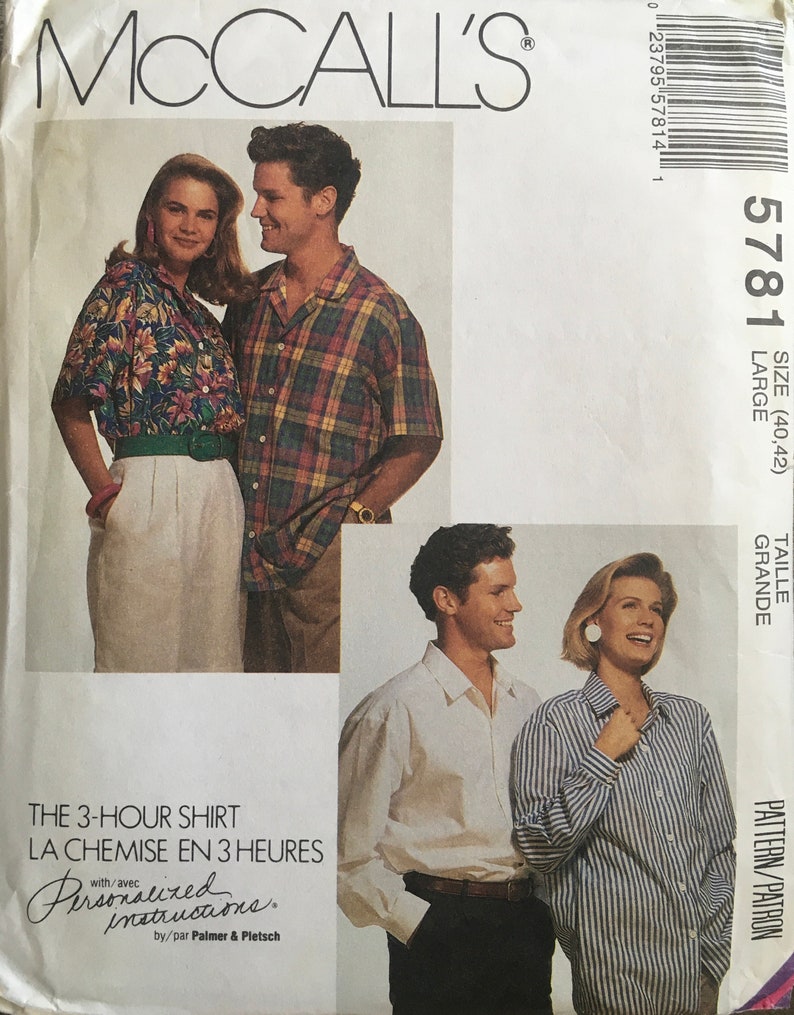 Vintage UNCUT McCall/'s 5781 Sewing Pattern