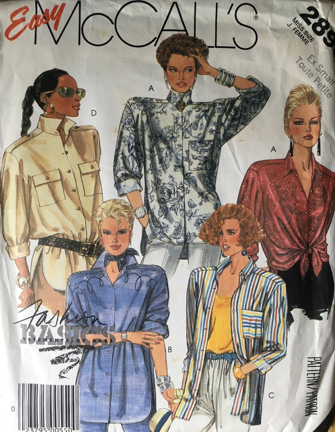 Mccall's 2896 Sewing Pattern vintage CUT - Etsy