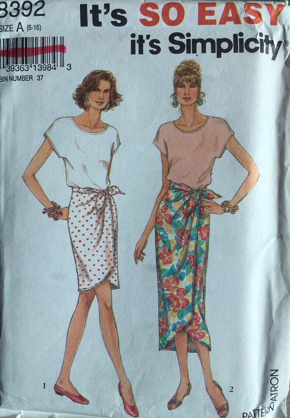 Simplicity 8392 Sewing Pattern vintage UNCUT/CUT | Etsy