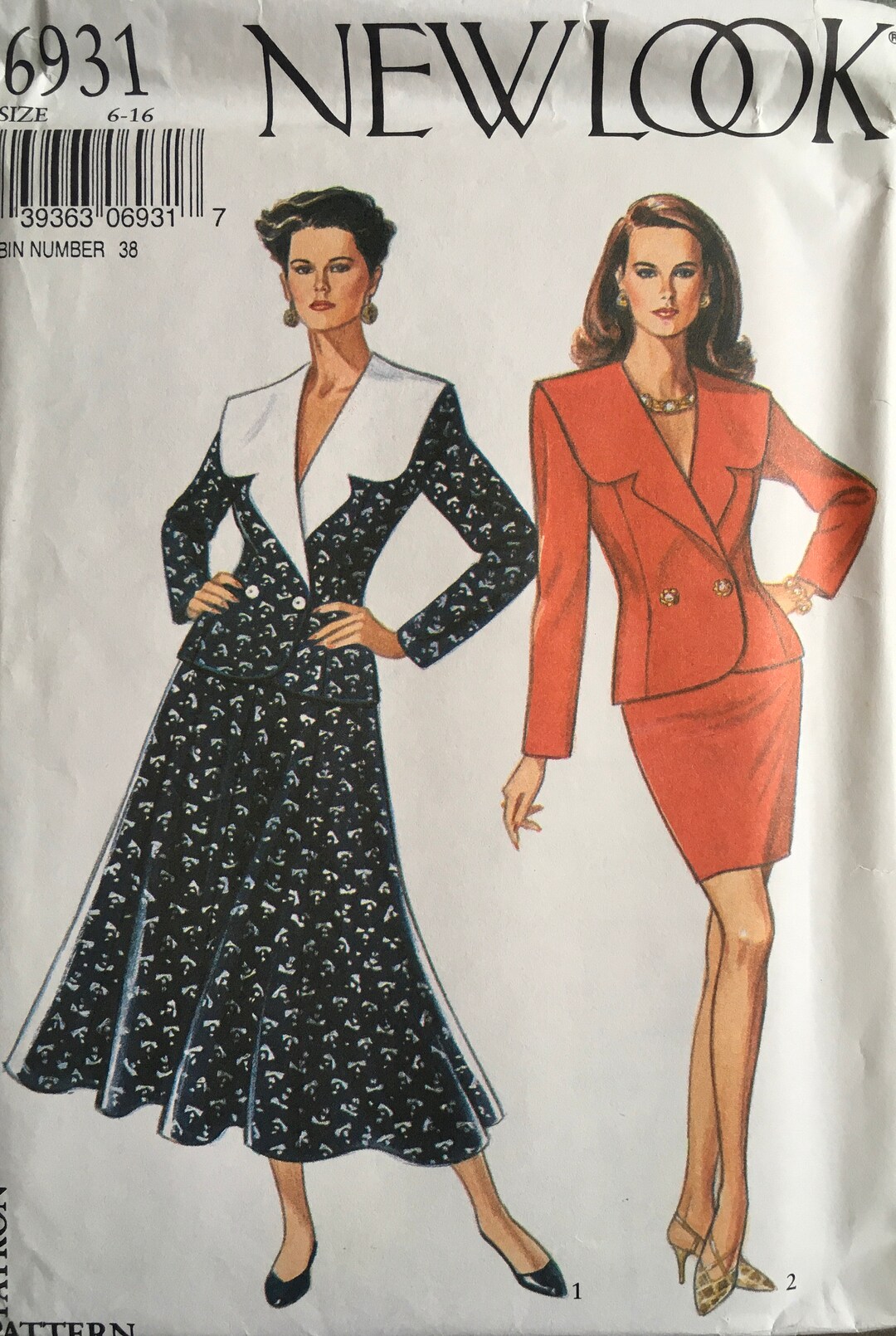 New Look 6931 Sewing Pattern vintage UNCUT - Etsy