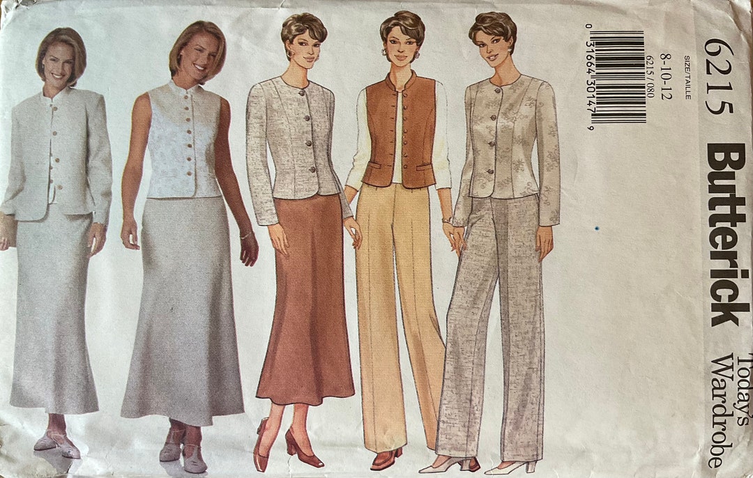Butterick 6215 Sewing Pattern vintage UNCUT - Etsy