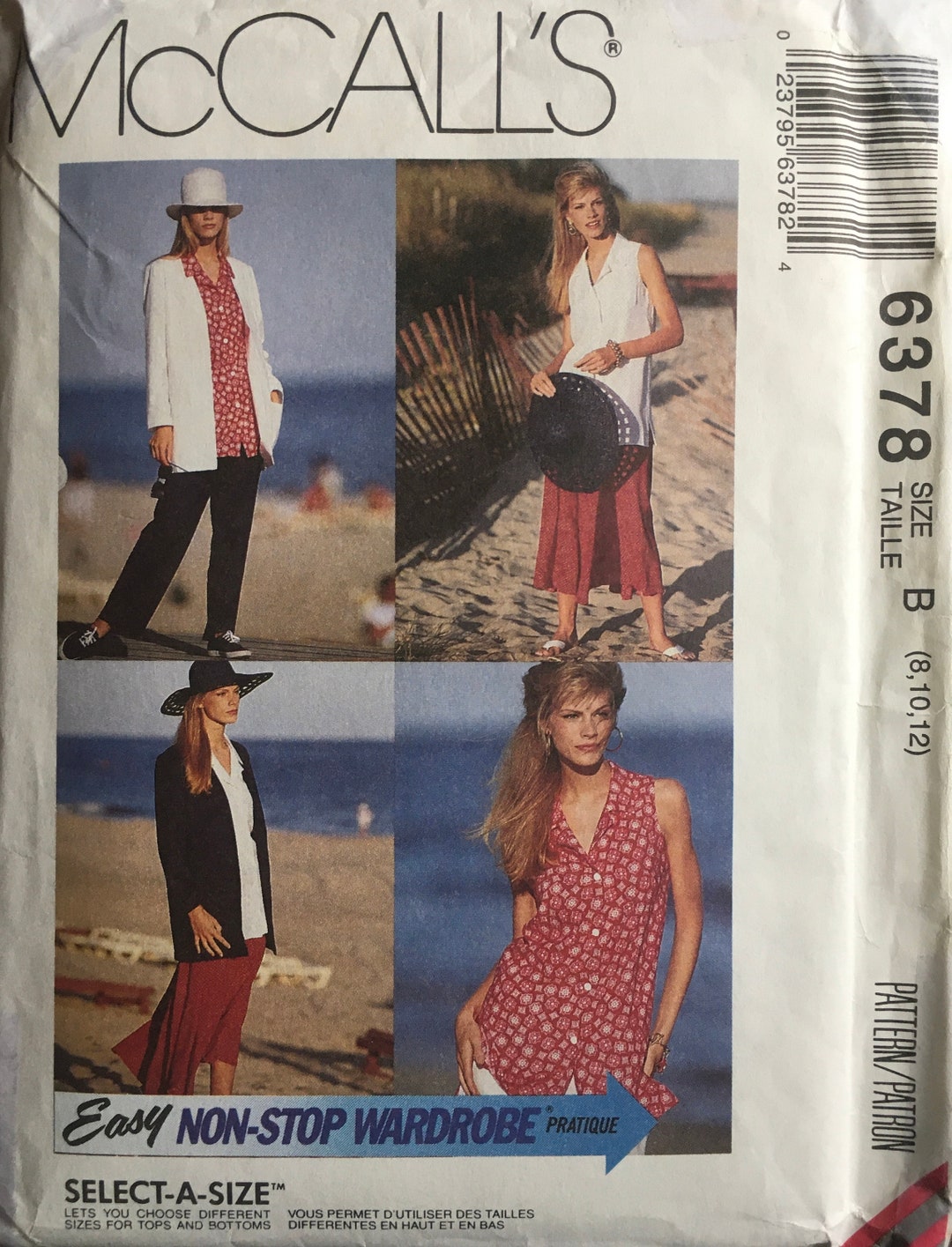 Mccall's 6378 Sewing Pattern vintage UNCUT - Etsy