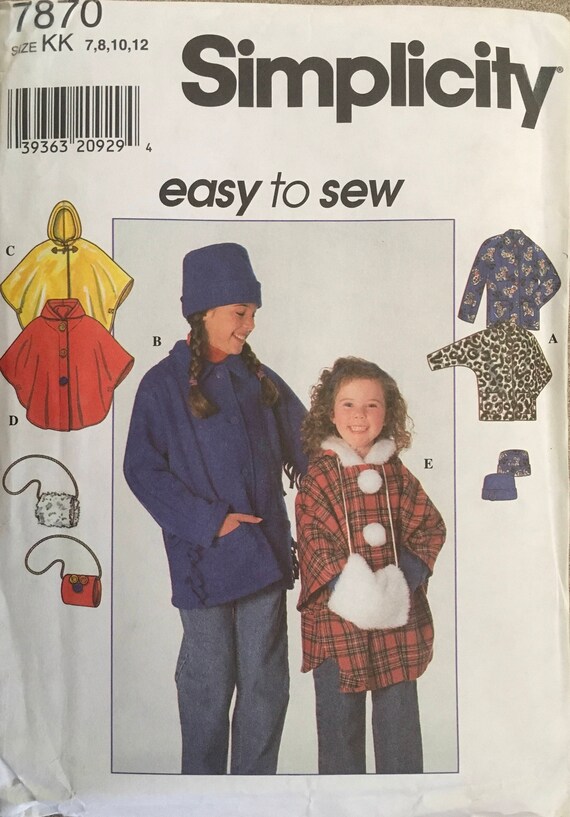 Simplicity 7870 Sewing Pattern vintage UNCUT | Etsy