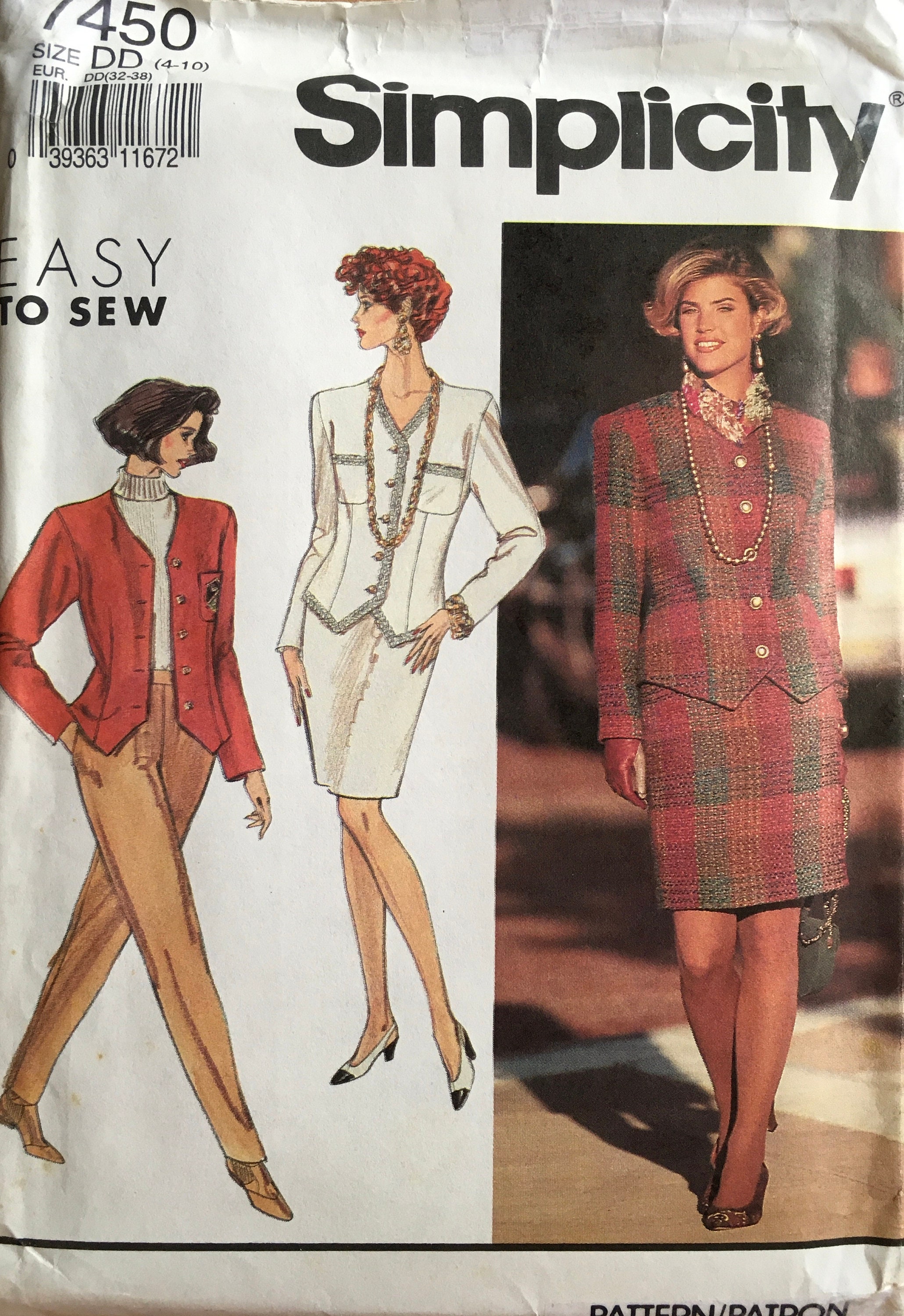 Simplicity 7450 Sewing Pattern vintage UNCUT Etsy UK