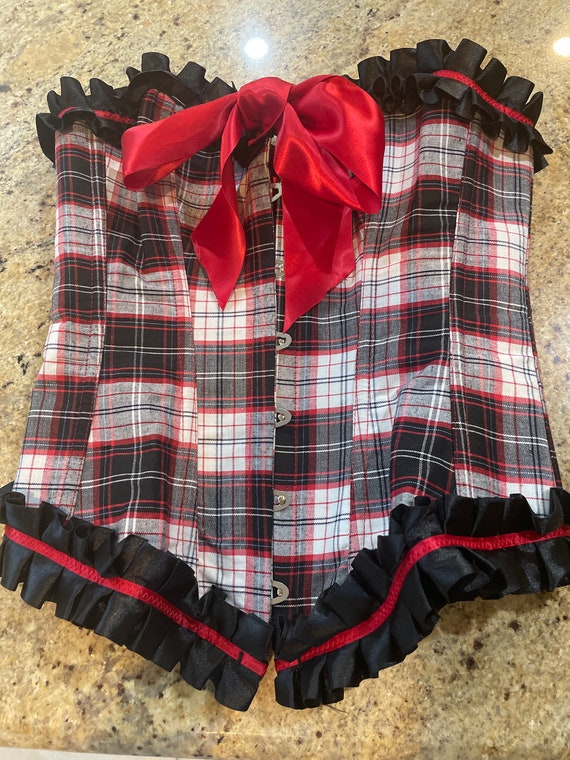 Plaid Bustier - image 1