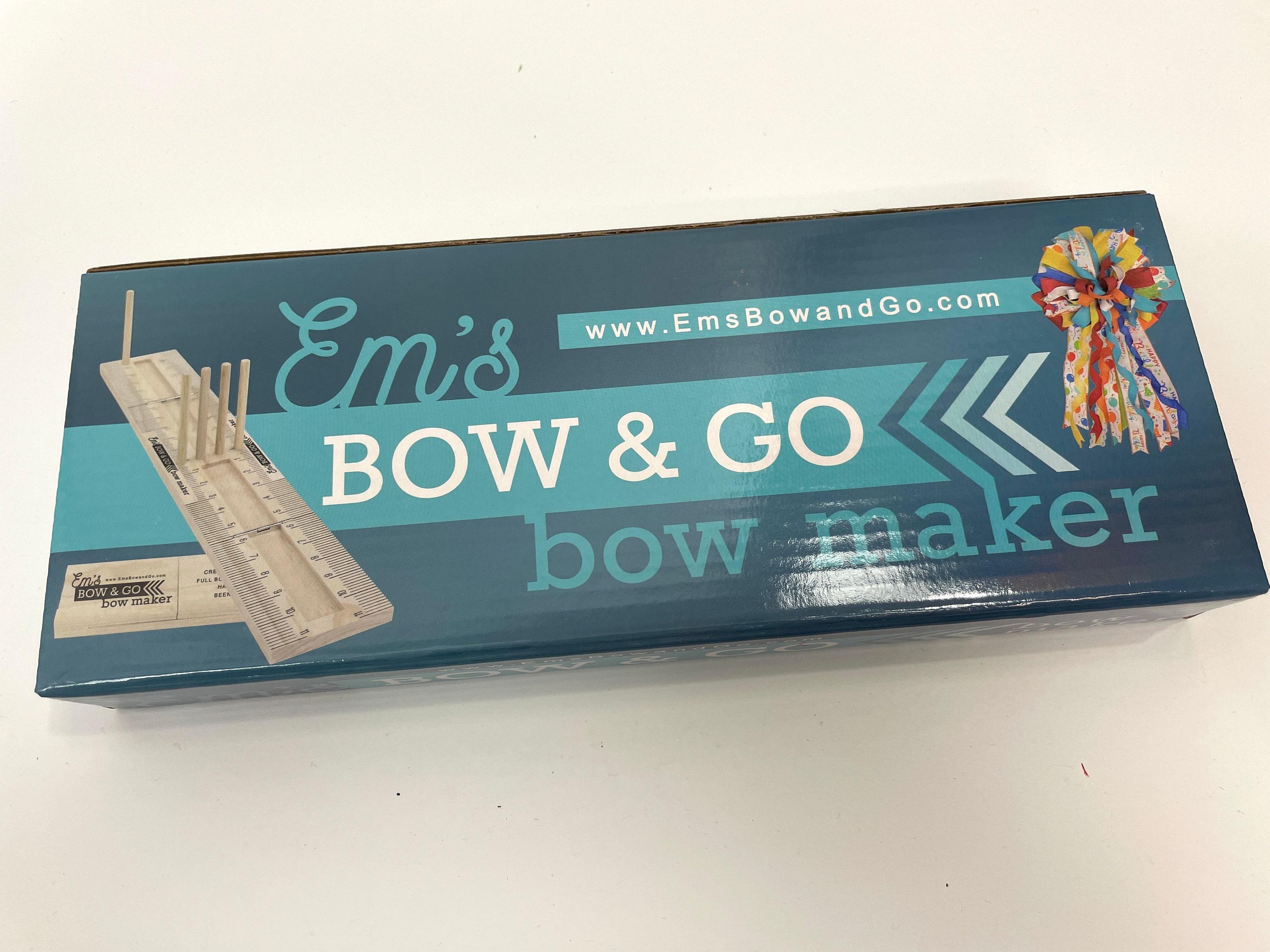 Em's Bow & Go Bow Maker- Easy storage
