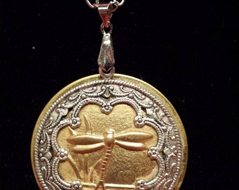 Vintage Dragonfly Necklace