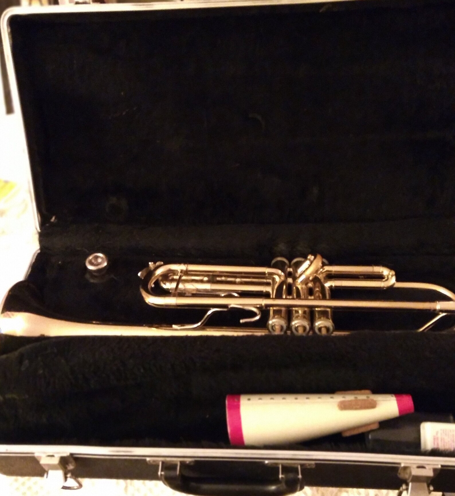 Vintage Bach trumpet with case Vincent Bach 7c mouthpiece Etsy