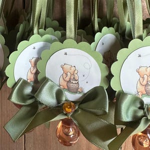 baby shower pacifier necklaces for baby shower game classic bear theme - party favor decorations baby shower ideas 12 pcs pacifiers