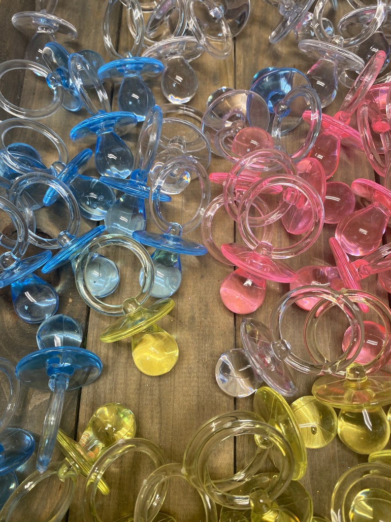 Baby shower pacifiers for pacifier game pacifiers to make Etsy