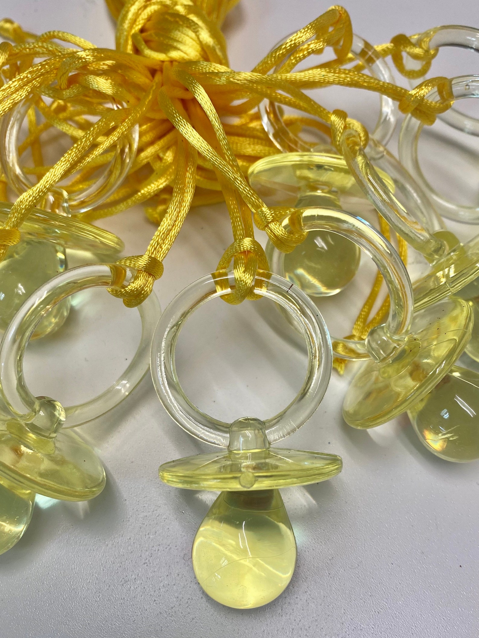 Baby Shower Pacifiers Baby Shower Pacifier Necklaces for Etsy