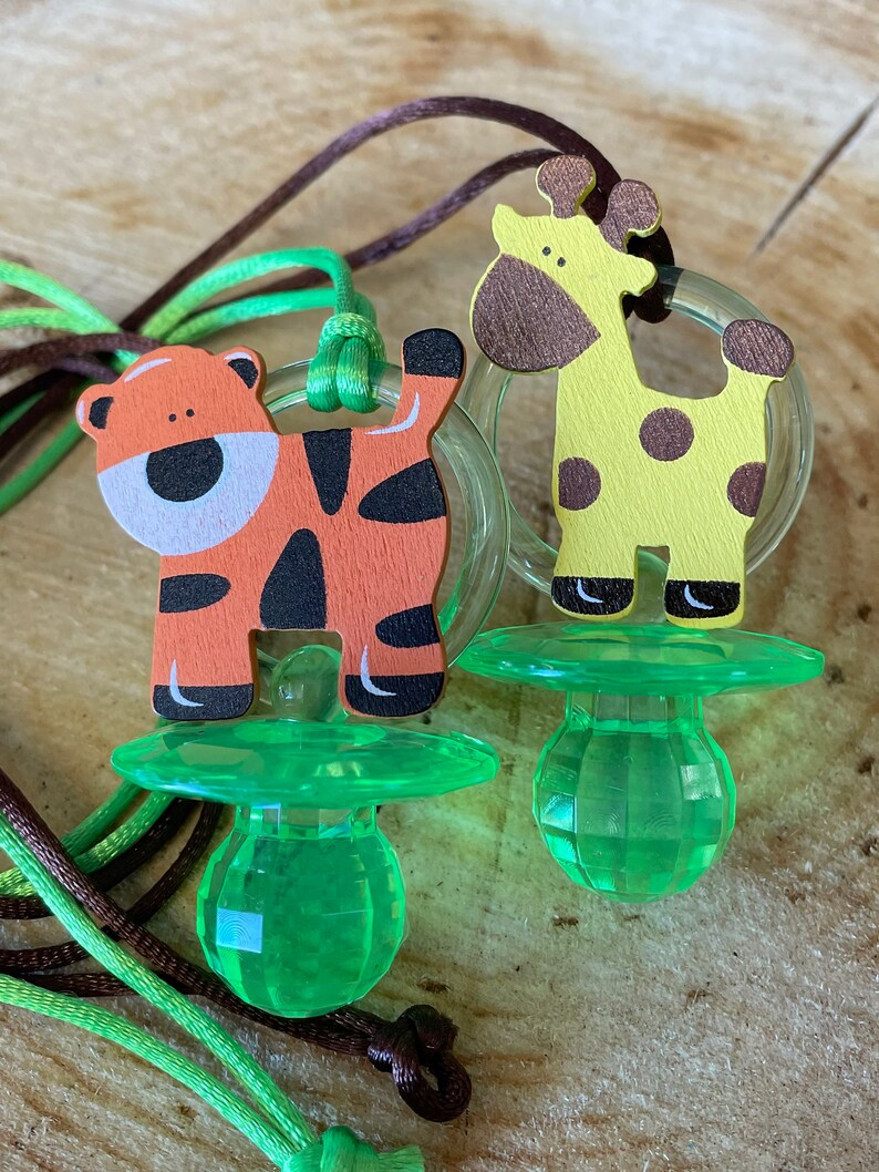 Baby shower pacifiers to make pacifier necklaces for baby Etsy