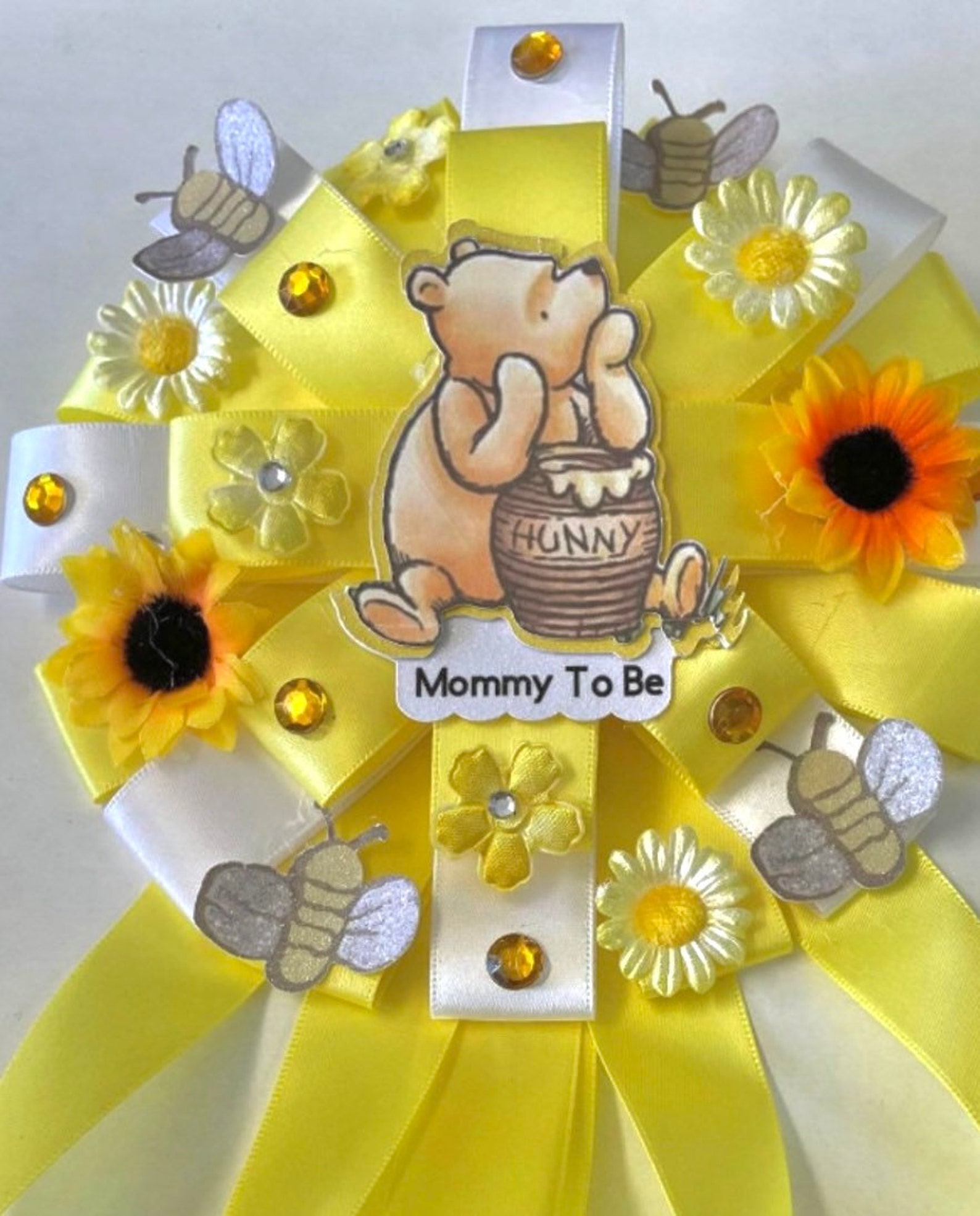 2 Pc Baby Shower Mommy to Be Corsage and Daddy to Be Tie Pin Etsy