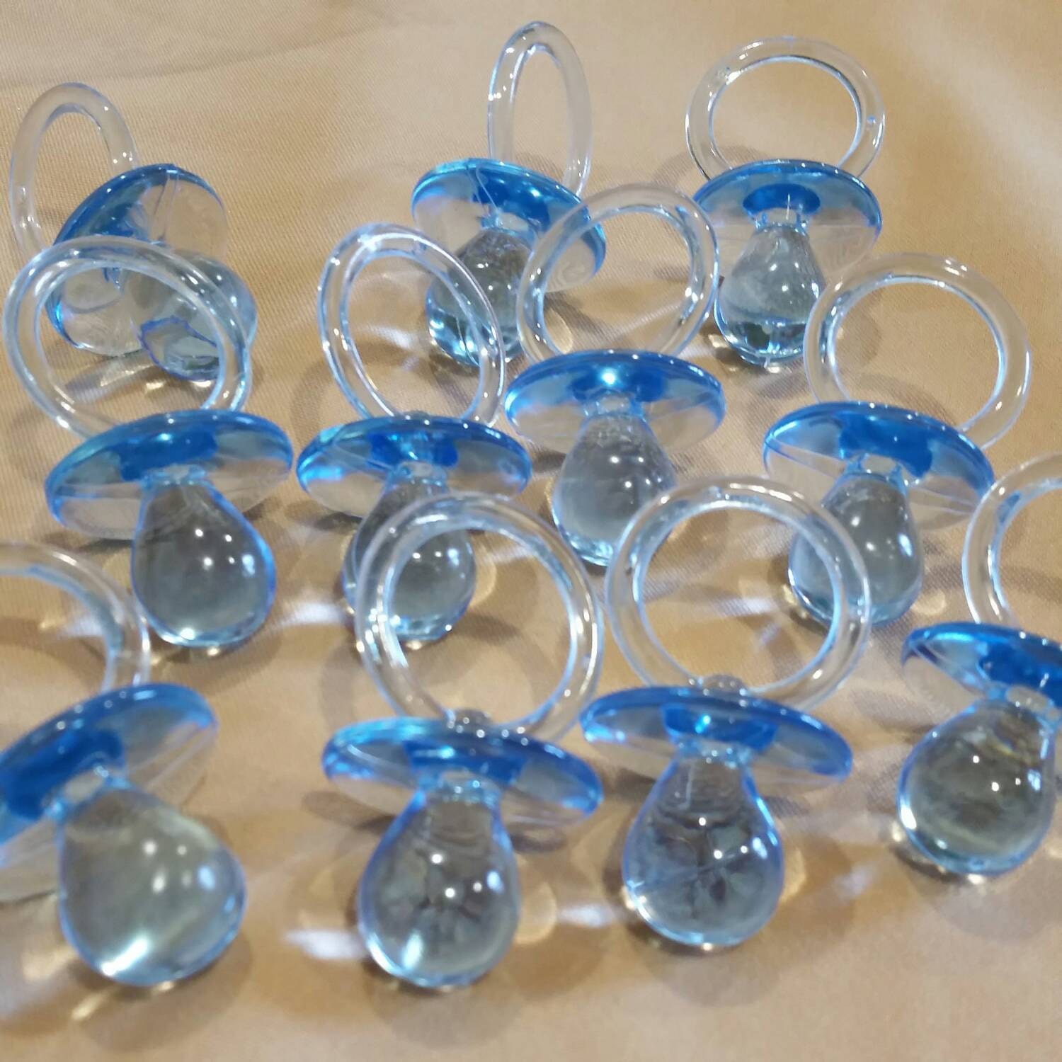 Baby Shower Pacifiers Baby Shower Blue Pacifiers Pacifiers Etsy