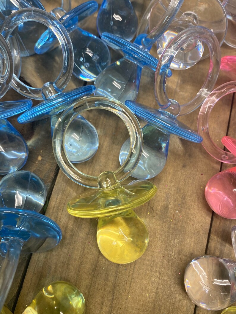 Baby shower pacifiers for pacifier game pacifiers to make Etsy