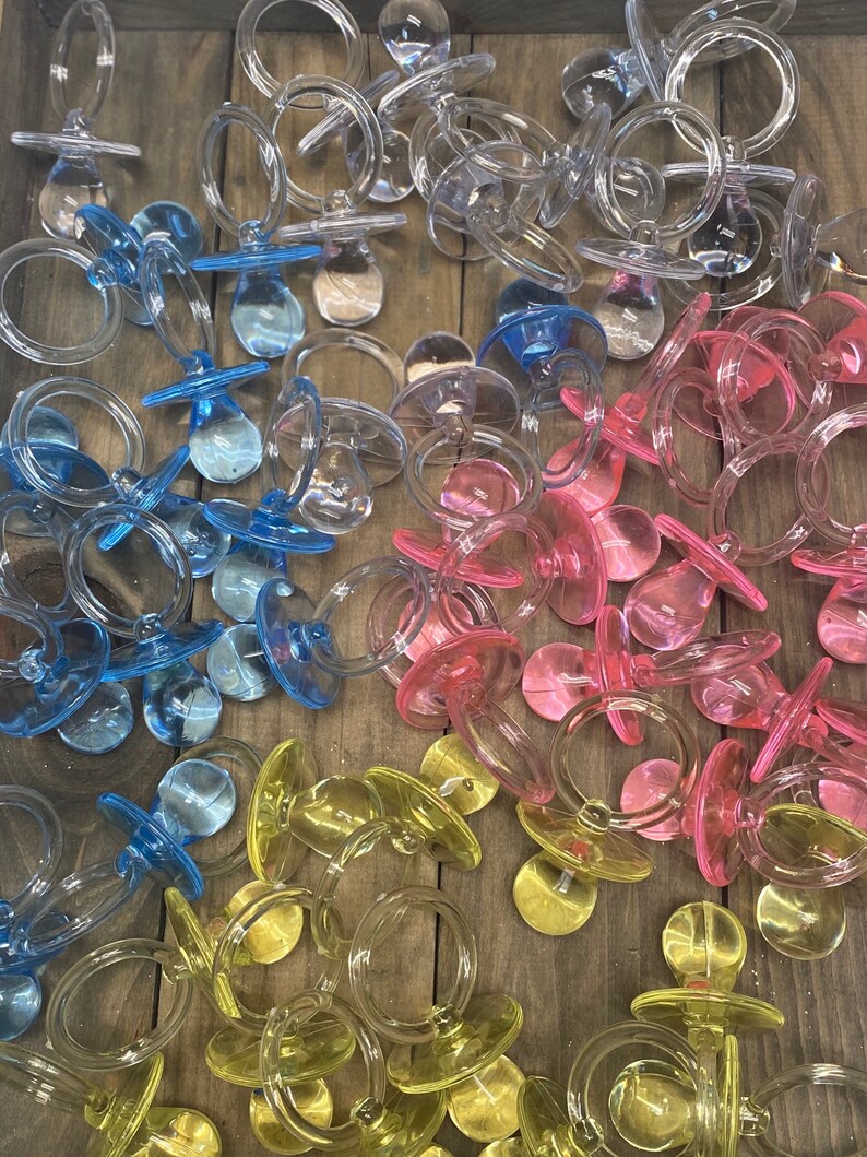 Baby shower pacifiers for pacifier game pacifiers to make Etsy