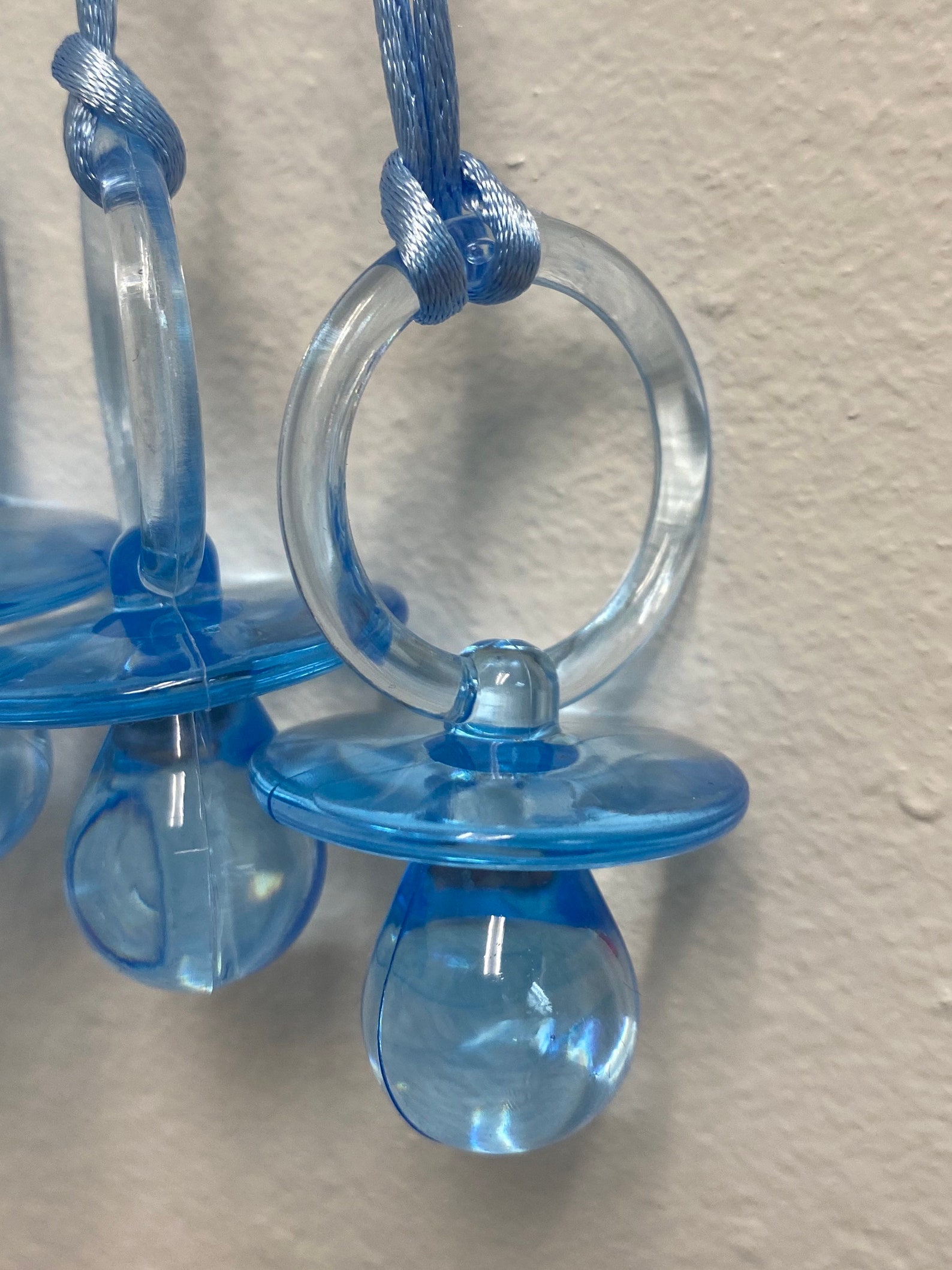 Baby shower pacifiers blue pacifiers to make baby shower Etsy