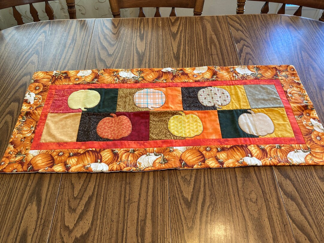 Pumpkins Table Runner - Etsy