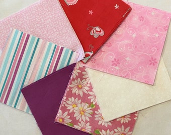 Baby Butterflies Themed Quilt Fabric Charm Pack