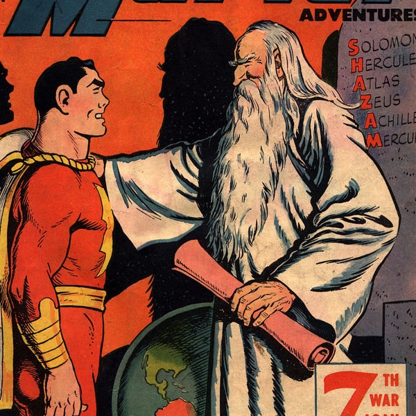 SHAZAM, Fawcett Comics, Golden Age, CAPTAIN MARVEL Adventures, #47, 1945 ,The Marvel Ant, C C Beck, Otto Binder