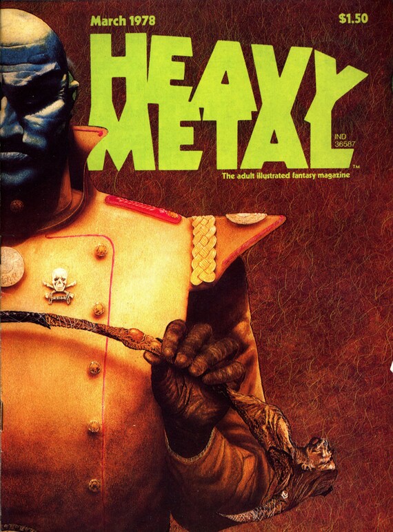 Heavy Metal 12 March 78 Corben Barbarella Jean Claude Forest Etsy