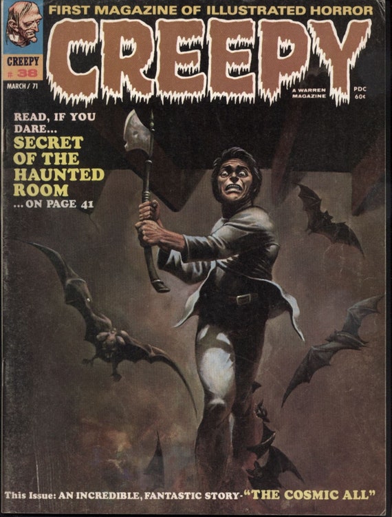 Creepy 38 Warren Horror Comics Magazine Wally Wood Mike Royer Clif Jackson Rich Buckler Ernie Colon Loper Espi Jim Pinkoski Steve Leialoha