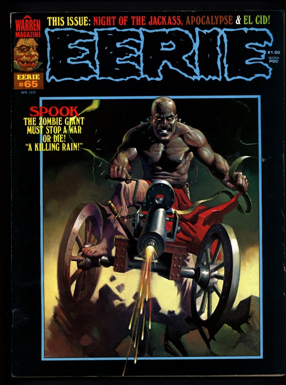 Eerie 65 Hacker Alex Toth El Cid And The Troll Zombie Spook Etsy