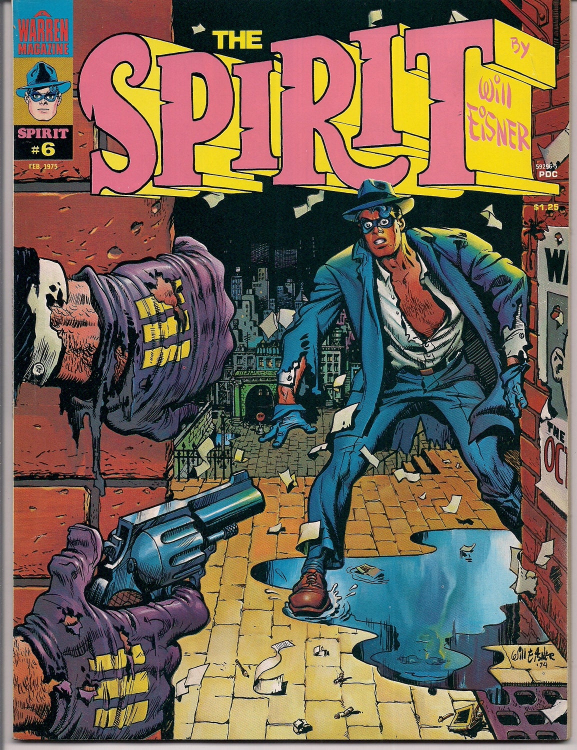 The SPIRIT 6 1975 Will Eisner the OCTOPUS Warren Publications Black and  White Comics With Some Interior Color - Etsy