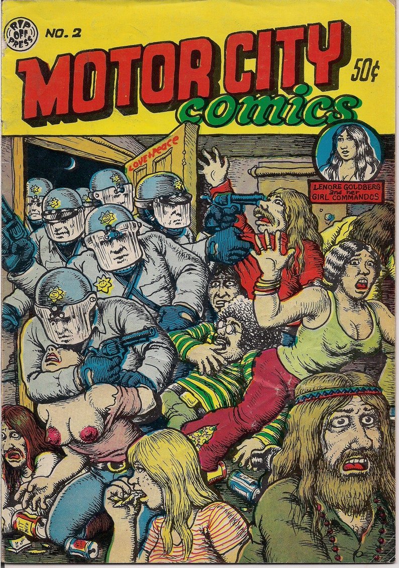 MOTOR CITY Comics 2 3rd B Robert Crumb Humor Underground Etsy UK